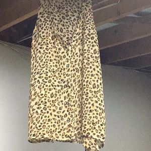 Garage cheetah print top